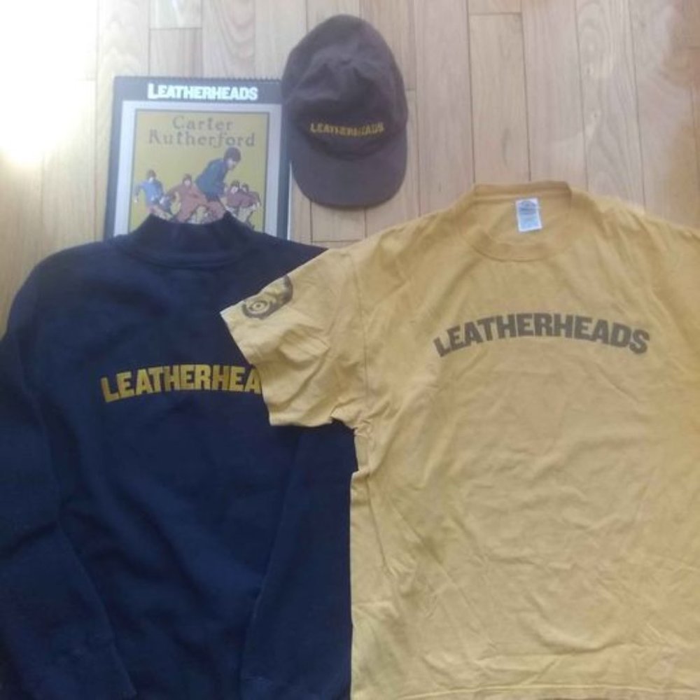 RARE LEATHERHEADS Movie Clothing: Roots sweatshirt, t-shirt, hat etc.